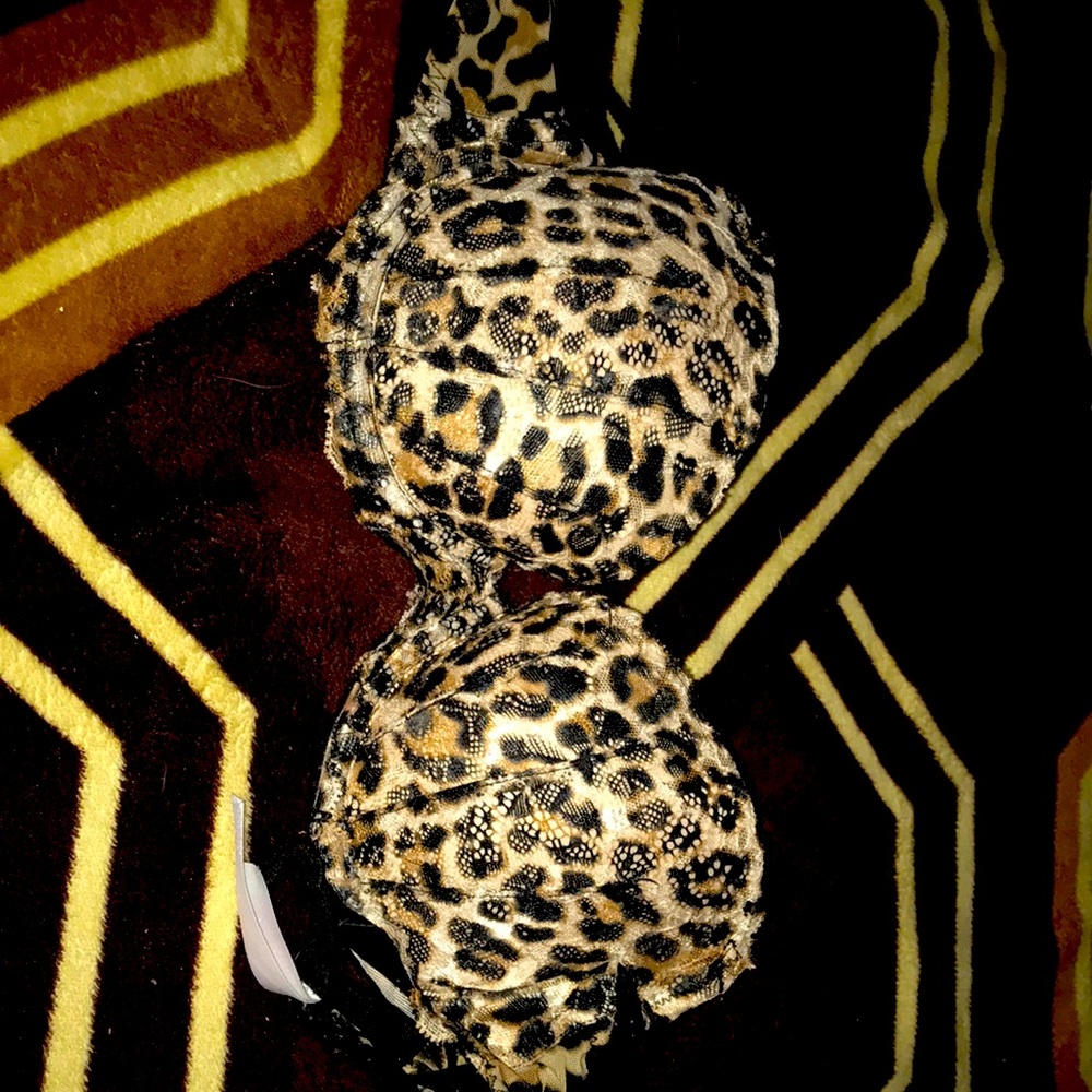 Victoria secret bra cheetah print super cute